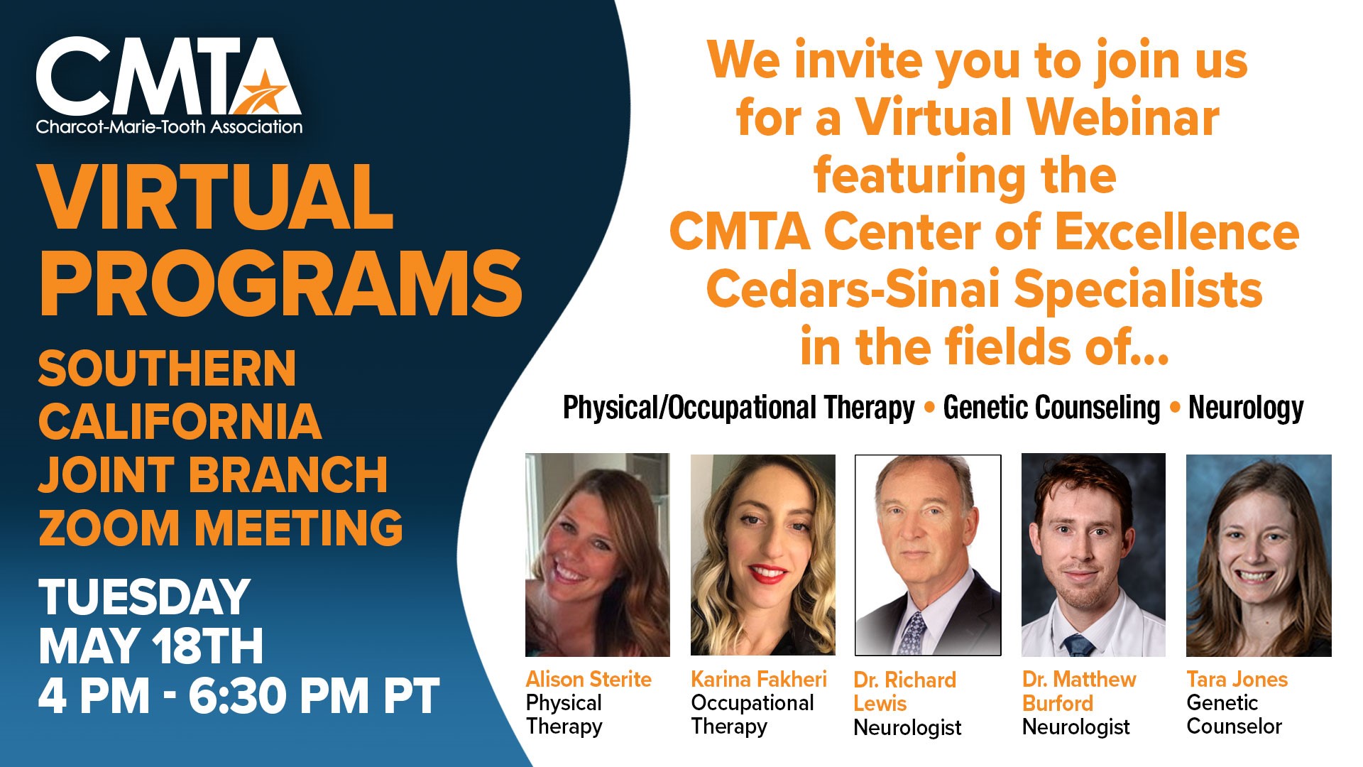 Southern California Joint Branch Meeting with Cedars-Sinai Medical Center (Virtual)