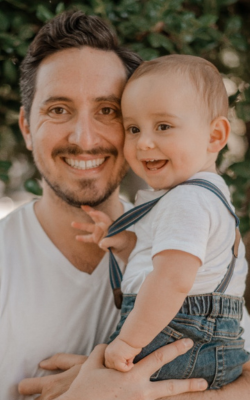David and his son, Ari.