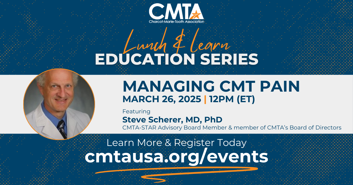 CMTA Lunch & Learn: Managing Pain in CMT